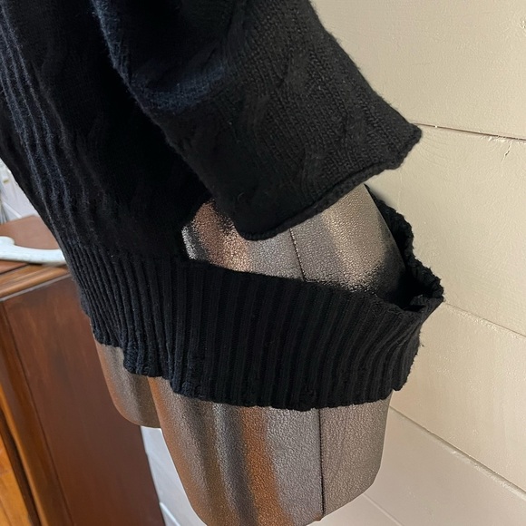 ❣️PINKO – Black Textured Turtleneck Sweater – Size S - Picture 6 of 14